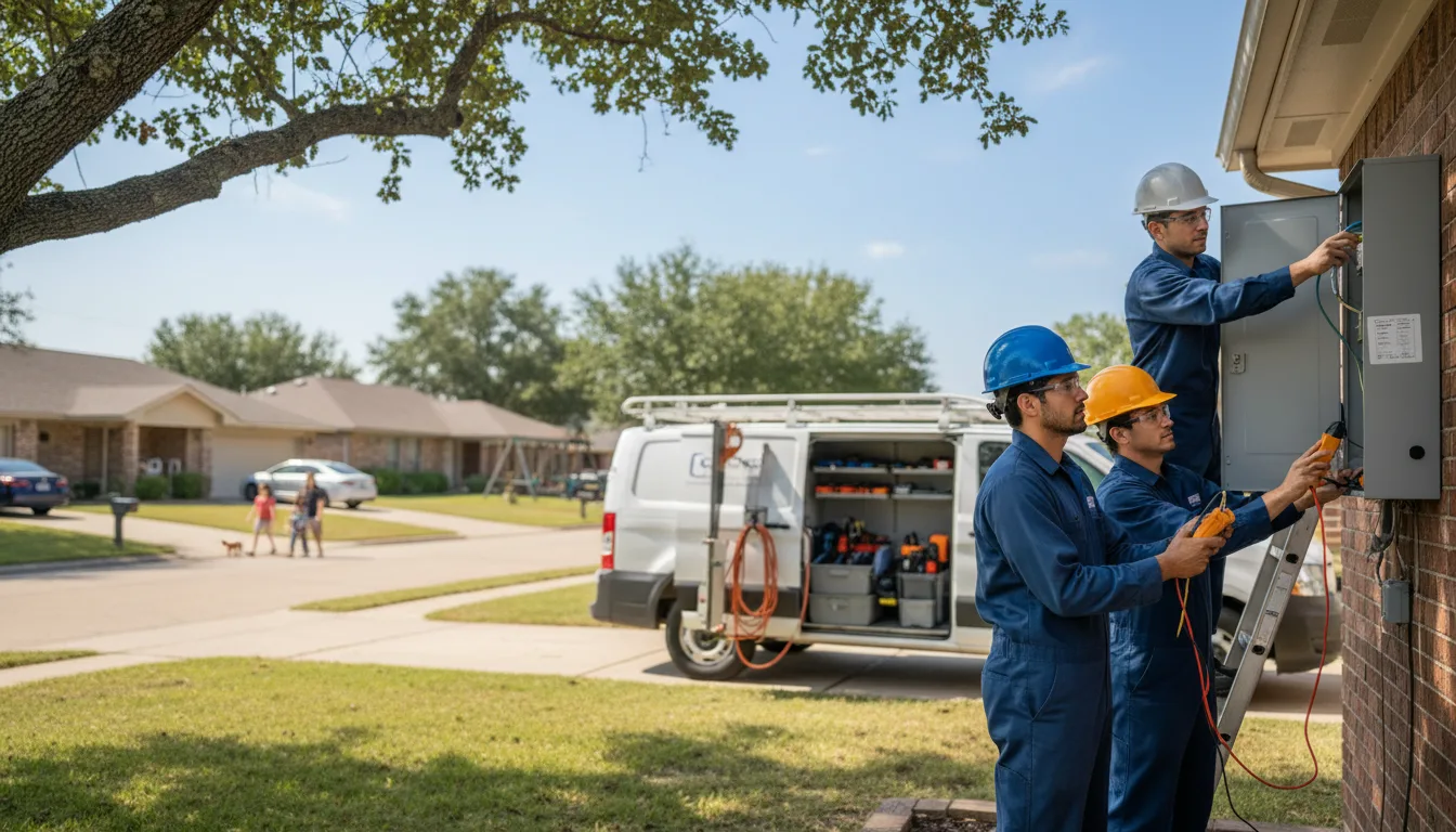 Certified electrician providing emergency electrical services in Olmstead, KY